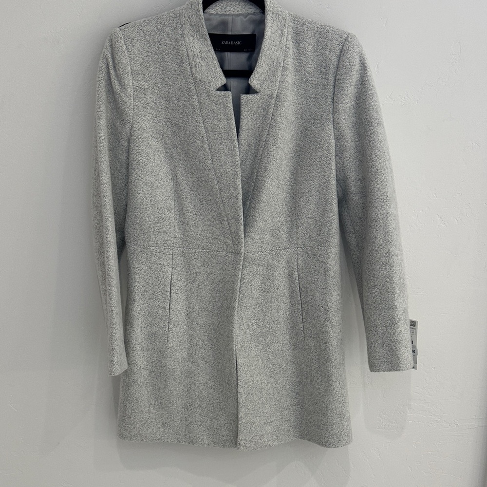 Zara Light Gray Women's Blazer